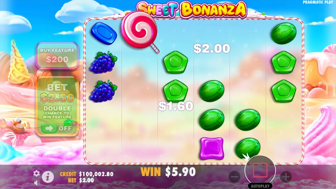 Screenshot do jogo Sweet Bonanza